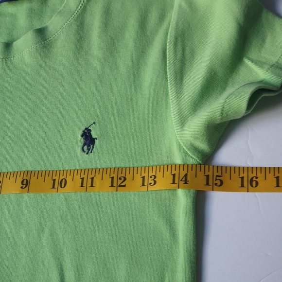 Ralph Lauren Sport Tshirt  Green short sleeves size S/M - Picture 5 of 6